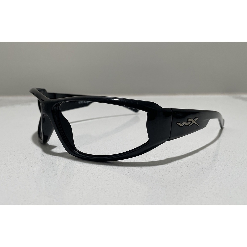 Wiley X, Jake Sunglass or Eyeglass frame Black plastic eyewear